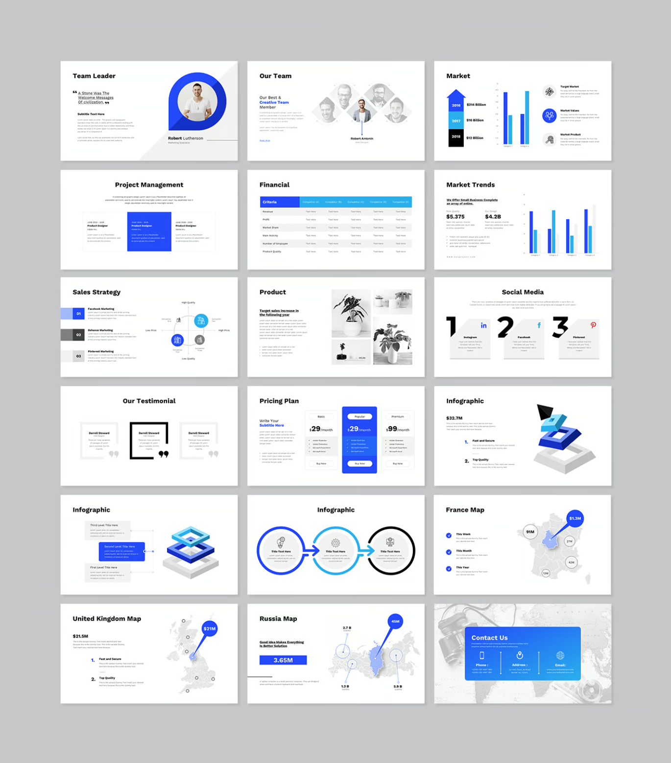 PPT模板商务提案Google Slides可编辑极简商务风2024高端企业汇报Business Proposal Google Slides Presentation-演示喵HUB