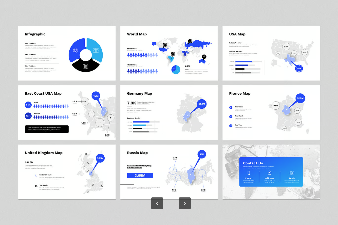 PPT模板商务提案Google Slides可编辑极简商务风2024高端企业汇报Business Proposal Google Slides Presentation-演示喵HUB