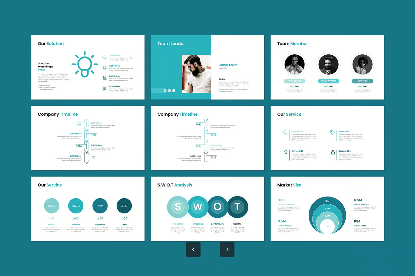 投资人路演PPT模板Pitch Deck可编辑融资商业计划书专业设计Investor Pitch Deck Presentation Template-演示喵HUB