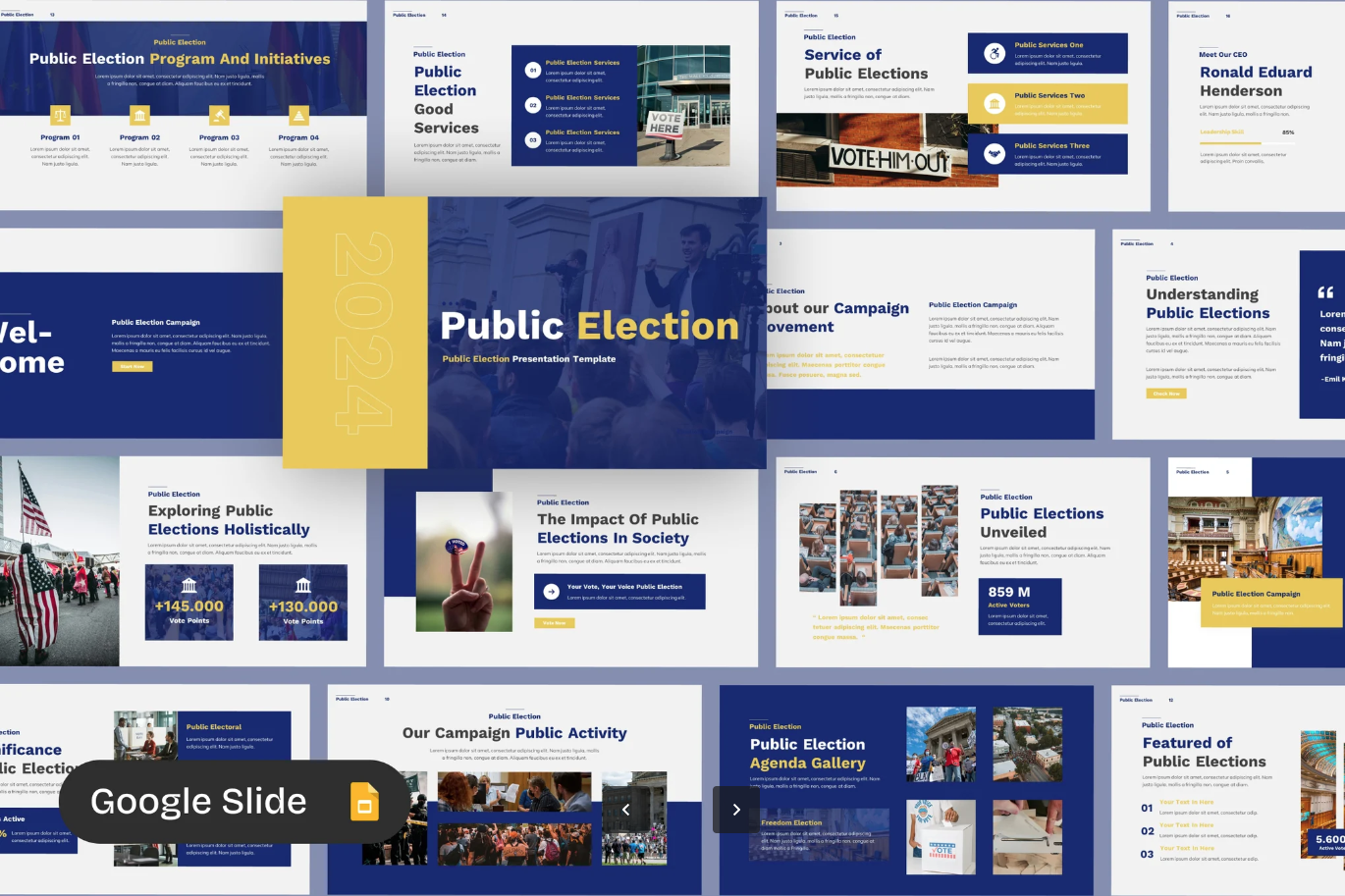 2025党政风竞选PPT模板大气选举答辩演讲商务演示素材Public Election-演示喵HUB