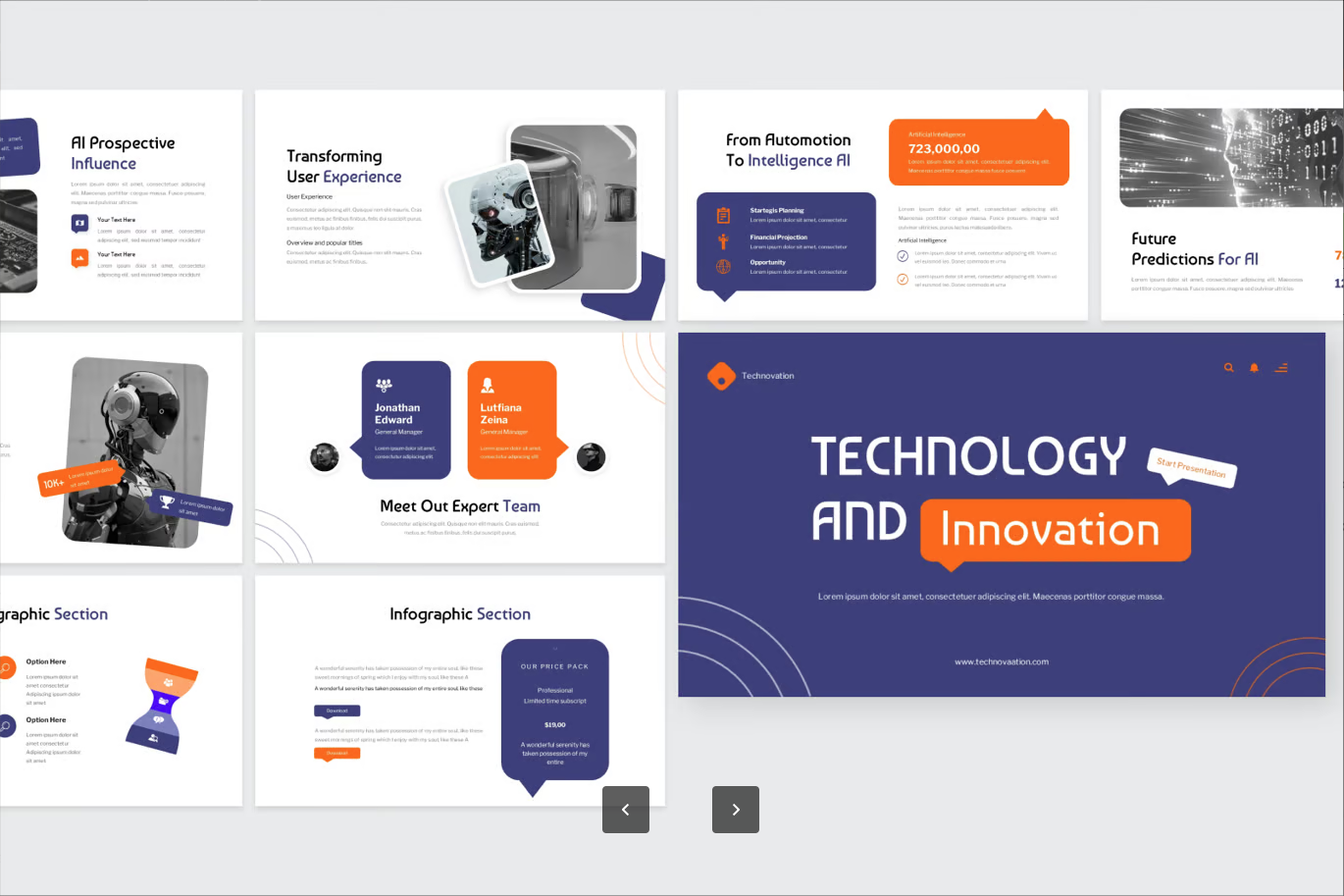 科技风动态PPT模板商务汇报高端可编辑3D创意设计Technology And Innovation-演示喵HUB