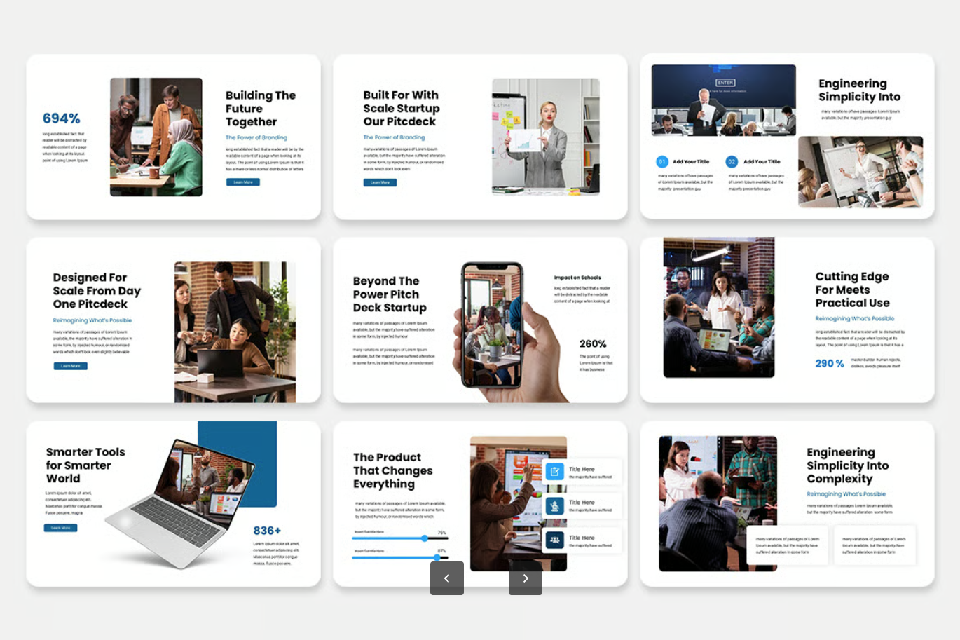 Startup Pitch Deck可编辑创业路演PPT模板极简风商业计划书投资人专用Startup Pitch Deck-演示喵HUB