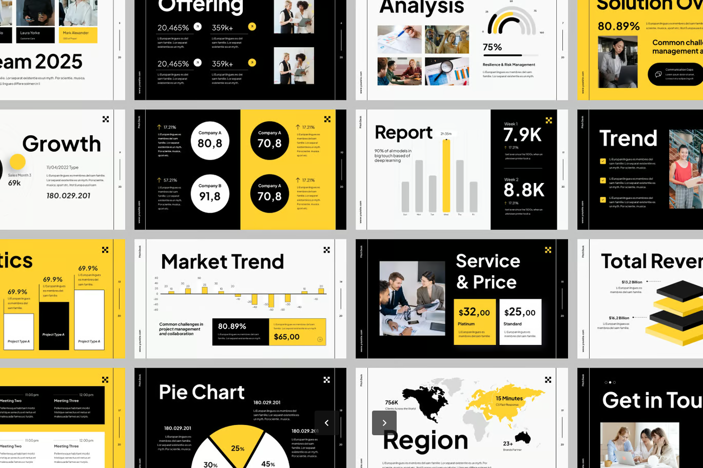 高端大气Keynote模板商务风Pitch Deck可编辑创意设计答辩汇报PPTPitch Deck-演示喵HUB