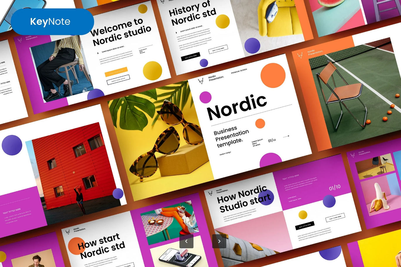 北欧风商务Keynote模板2025高端企业汇报PPT可编辑简约大气设计Nordic – Business Keynote Template-演示喵HUB
