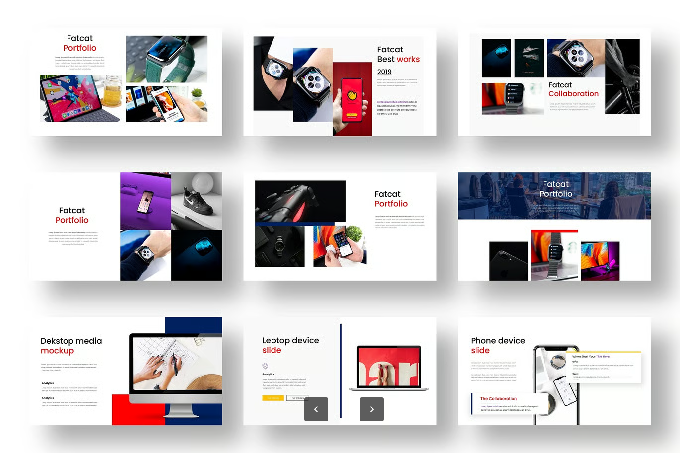 Fatcat商务Keynote模板高端大气创意设计可编辑年终汇报PPTFatcat – Business Keynote Template-演示喵HUB
