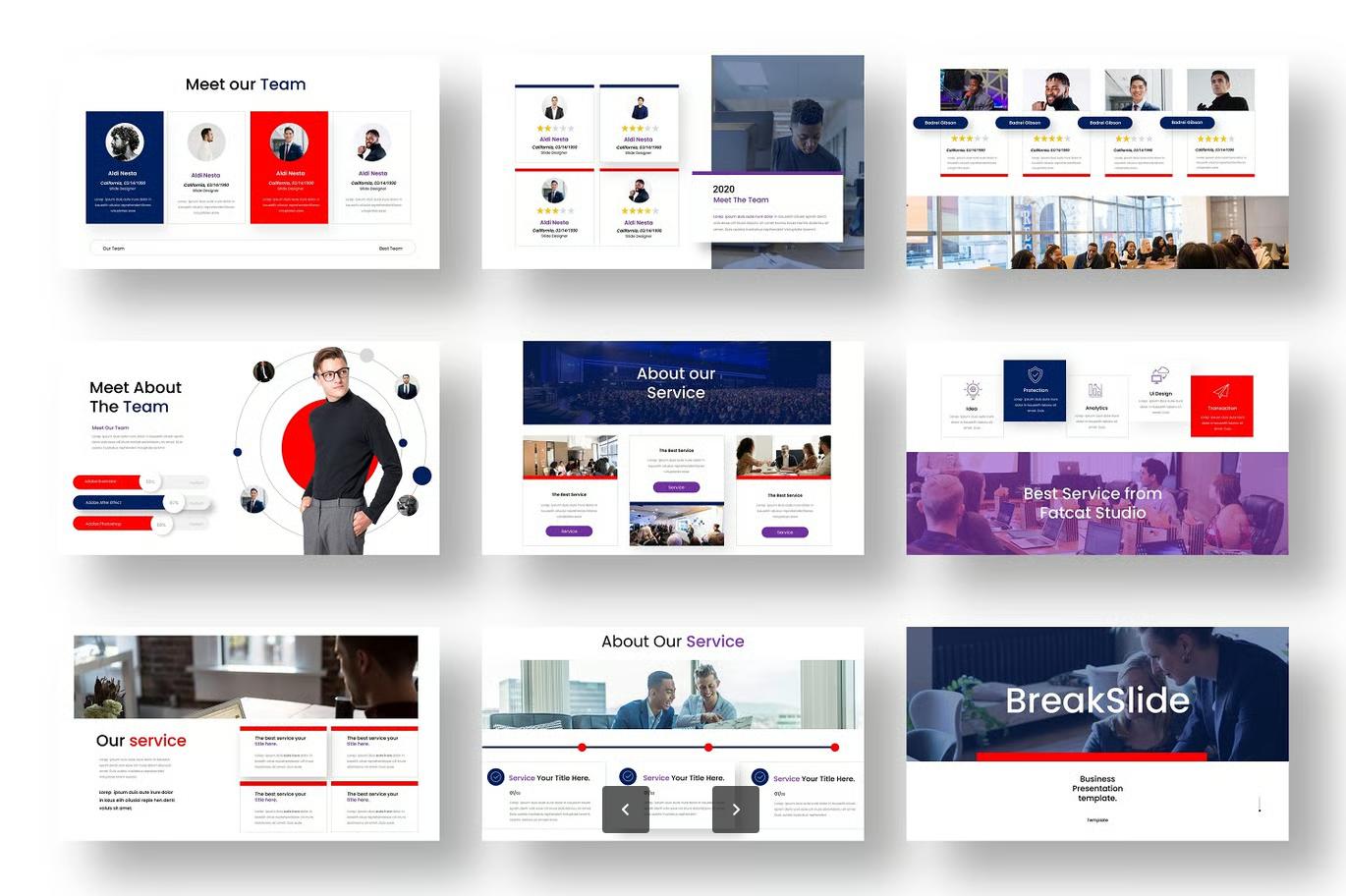 Fatcat商务Keynote模板高端大气创意设计可编辑年终汇报PPTFatcat – Business Keynote Template-演示喵HUB